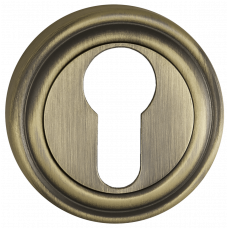 Накладка на цилиндр декоративная RENZ ET 16 MAB Бронза античная матовая